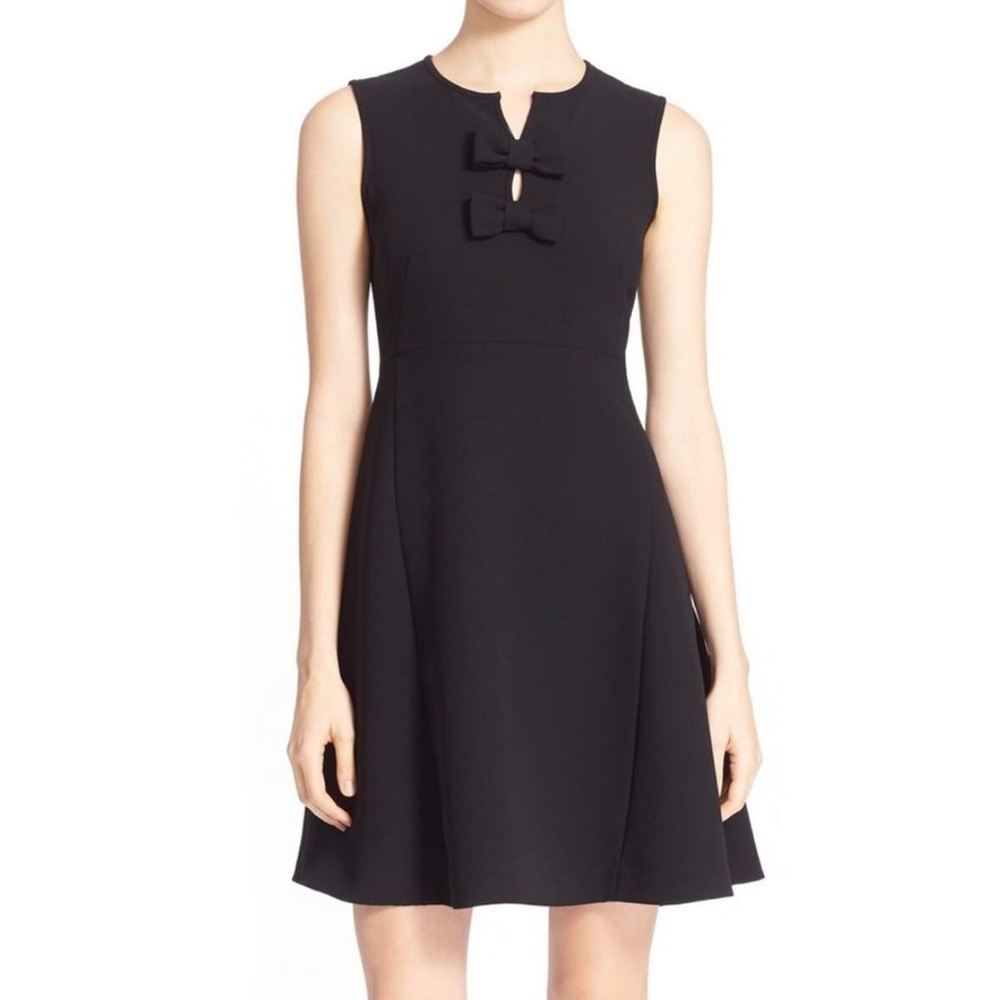 kate spade kite bow crepe dress